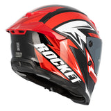 Casco Integral Joe Rocket RKT 240 Reactor Rojo Plata Iridium