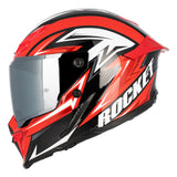 Casco Integral Joe Rocket RKT 240 Reactor Rojo Plata Iridium