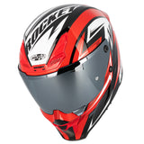 Casco Integral Joe Rocket RKT 240 Reactor Rojo Plata Iridium