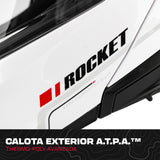 Casco Abatible Joe Rocket RKT 310 Solid Negro Mate