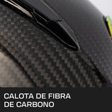 Casco Integral Joe Rocket Rkt 700 ION Fibra de Carbono Iridium ECE 22-06