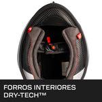 Casco Integral Joe Rocket Rkt 700 ION Fibra de Carbono Iridium ECE 22-06