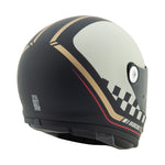 Casco Integral Joe Rocket Rkt 180 Classic 92 Blanco Café Racer
