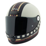 Casco Integral Joe Rocket Rkt 180 Classic 92 Blanco Café Racer