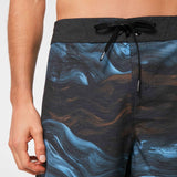 Traje de Baño Oakley Marble Swirl 19” Boardshort StoneWash Blue Magma FOA404306-9TY