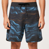 Traje de Baño Oakley Marble Swirl 19” Boardshort StoneWash Blue Magma FOA404306-9TY