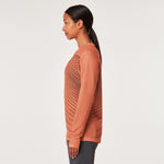 Camiseta / Playera Oakley WMNS Factory Pilot RC LS Jersey Soft Orange Mujer FOA500385-73K