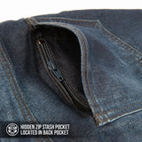 Pantalon Moto Protecciones Joe Rocket Aurora 2.0 Jeans Azul Mujer