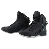 Bota Corta Joe Rocket Aurora Impermeable Moto Shoe Tennis Negro Mujer