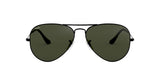 Lentes Ray-Ban RB 3025 L2823 58 Aviator Black / Green Classic G-15