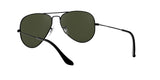 Lentes Ray-Ban RB 3025 L2823 58 Aviator Black / Green Classic G-15