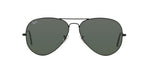 Lentes Ray-Ban RB 3026 L2821 62 Aviator Black / Green Classic G-15