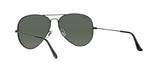 Lentes Ray-Ban RB 3026 L2821 62 Aviator Black / Green Classic G-15