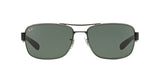 Lentes Ray Ban Rb 3522 004/71 61 Gunmetal - Green Classic