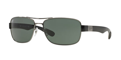 Lentes Ray Ban Rb 3522 004/71 61 Gunmetal - Green Classic