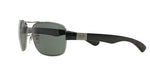 Lentes Ray Ban Rb 3522 004/71 61 Gunmetal - Green Classic