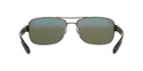 Lentes Ray-Ban RB 3522 004/9A 64 Gunmetal / Green Classic G-15 Polarized