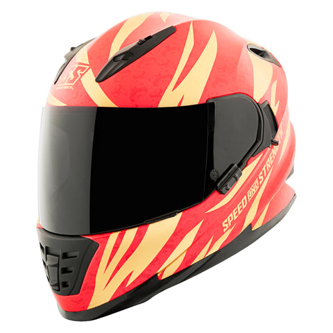 Casco Integral Mujer SS1600 Speed & Strength Cat Hell Red Gd