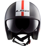 Casco Abierto 3/4 LS2 OF599 Spitfire Inky Negro Mate