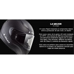 Casco Integral LS2 FF353 Rapid Solid Negro Brillante