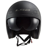 Casco Abierto 3/4 LS2 OF599 Spitfire Black Flag - Negro Mate