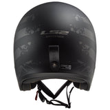 Casco Abierto 3/4 LS2 OF599 Spitfire Black Flag - Negro Mate