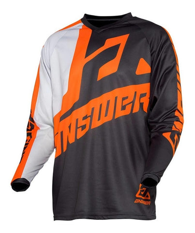 Jersey Answer Syncron Voyd Youth Charcoal / Orange Cross Mx