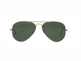 Lentes Ray-Ban RB 3025 L0205 58 Aviator Gold / Green Classic G-15